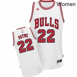 Womens Adidas Chicago Bulls 22 Cameron Payne Swingman White Home NBA Jersey