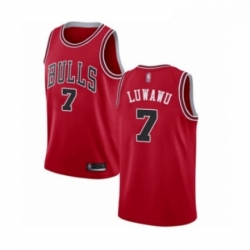 Womens Chicago Bulls 7 Timothe Luwawu Authentic Red Basketball Jersey Icon Edition 