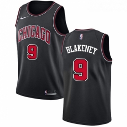 Womens Nike Chicago Bulls 9 Antonio Blakeney Swingman Black NBA Jersey Statement Edition 