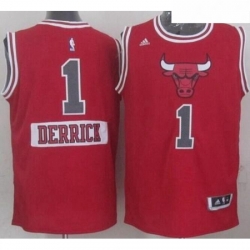 Bulls 1 Derrick Rose Red 2014 15 Christmas Day Stitched Youth NBA Jersey