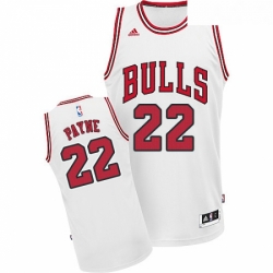 Youth Adidas Chicago Bulls 22 Cameron Payne Swingman White Home NBA Jersey