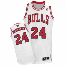 Youth Adidas Chicago Bulls 24 Lauri Markkanen Authentic White Home NBA Jersey