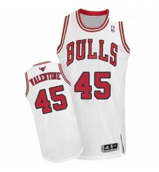 Youth Adidas Chicago Bulls 45 Denzel Valentine Authentic White Home NBA Jersey