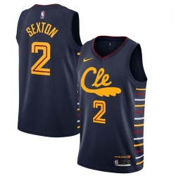 Cavaliers 2 Collin Sexton Black 2019 20 Nike Swingman Jersey