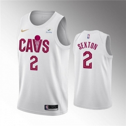 Men Cleveland Cavaliers 2 Collin Sexton Association Edition Stitched Basketball Jersey