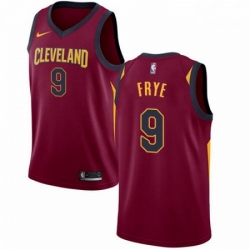 Mens Nike Cleveland Cavaliers 9 Channing Frye Swingman Maroon NBA Jersey Icon Edition