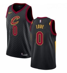 Womens Nike Cleveland Cavaliers 0 Kevin Love Swingman Black Alternate NBA Jersey Statement Edition