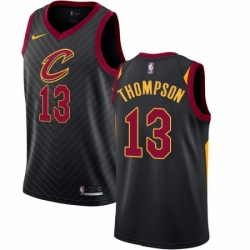 Womens Nike Cleveland Cavaliers 13 Tristan Thompson Swingman Black Alternate NBA Jersey Statement Edition