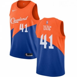 Womens Nike Cleveland Cavaliers 41 Ante Zizic Swingman Blue NBA Jersey City Edition 