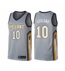 Youth Cleveland Cavaliers 10 Darius Garland Swingman Gray Basketball Jersey City Edition 