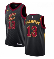 Youth Nike Cleveland Cavaliers 13 Tristan Thompson Authentic Black Alternate NBA Jersey Statement Edition