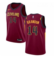 Youth Nike Cleveland Cavaliers 14 Terrell Brandon Swingman Maroon Road NBA Jersey Icon Edition 