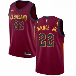 Youth Nike Cleveland Cavaliers 22 Larry Nance Jr Swingman Maroon NBA Jersey Icon Edition 