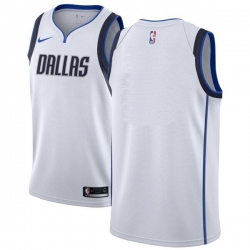 Men NBA Dallas Maverick Blank White  Nike Jersey