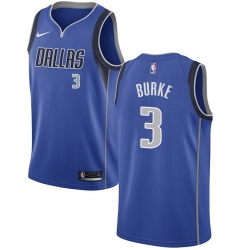 Men Nike Dallas Mavericks 3 Trey Burke Royal NBA Swingman Icon Edition Jersey