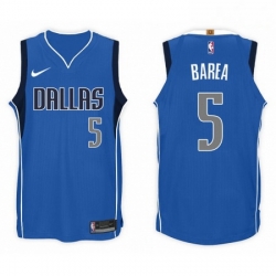 Nike NBA Dallas Mavericks 5 J J Barea Jersey 2017 18 New Season Blue Jers