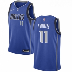 Womens Nike Dallas Mavericks 11 Yogi Ferrell Swingman Royal Blue Road NBA Jersey Icon Edition 