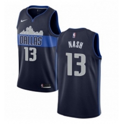 Womens Nike Dallas Mavericks 13 Steve Nash Swingman Navy Blue NBA Jersey Statement Edition