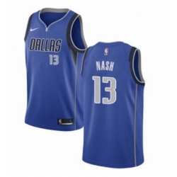 Womens Nike Dallas Mavericks 13 Steve Nash Swingman Royal Blue Road NBA Jersey Icon Edition