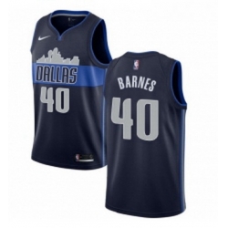 Womens Nike Dallas Mavericks 40 Harrison Barnes Swingman Navy Blue NBA Jersey Statement Edition