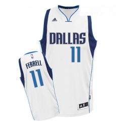 Youth Adidas Dallas Mavericks 11 Yogi Ferrell Swingman White Home NBA Jersey 