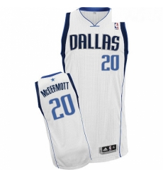 Youth Adidas Dallas Mavericks 20 Doug McDermott Authentic White Home NBA Jersey 
