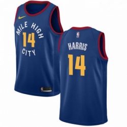 Mens Nike Denver Nuggets 14 Gary Harris Swingman Light Blue Alternate NBA Jersey Statement Edition