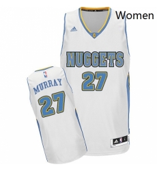 Womens Adidas Denver Nuggets 27 Jamal Murray Swingman White Home NBA Jersey