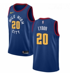 Womens Nike Denver Nuggets 20 Tyler Lydon Swingman Light Blue Alternate NBA Jersey Statement Edition 