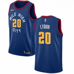 Womens Nike Denver Nuggets 20 Tyler Lydon Swingman Light Blue Alternate NBA Jersey Statement Edition 