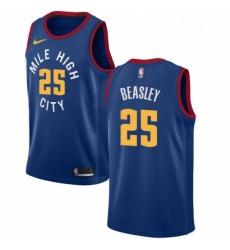 Womens Nike Denver Nuggets 25 Malik Beasley Swingman Light Blue Alternate NBA Jersey Statement Edition
