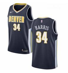 Womens Nike Denver Nuggets 34 Devin Harris Swingman Navy Blue Road NBA Jersey Icon Edition 
