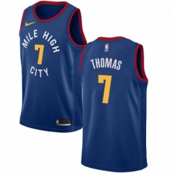 Womens Nike Denver Nuggets 7 Isaiah Thomas Swingman Light Blue NBA Jersey Statement Edition 