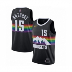 Youth Denver Nuggets #15 Carmelo Anthony Swingman Black Basketball Jersey - 2019 20 City Edition