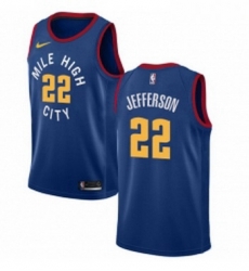 Youth Nike Denver Nuggets 22 Richard Jefferson Swingman Light Blue Alternate NBA Jersey Statement Edition 