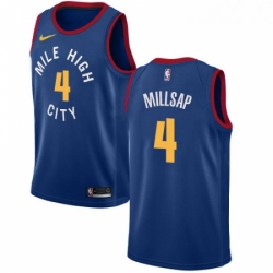 Youth Nike Denver Nuggets 4 Paul Millsap Swingman Light Blue Alternate NBA Jersey Statement Edition 