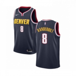 Youth Nike Denver Nuggets 8 Jarred Vanderbilt Swingman Navy Blue Road NBA Jersey Icon Editio