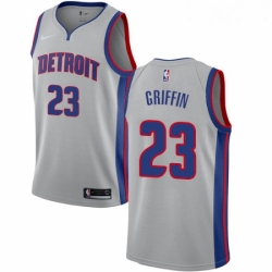 Womens Nike Detroit Pistons 23 Blake Griffin Swingman Silver NBA Jersey Statement Edition 