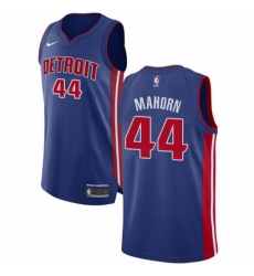 Womens Nike Detroit Pistons 44 Rick Mahorn Authentic Royal Blue Road NBA Jersey Icon Edition
