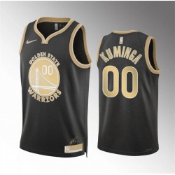 Men Golden State Warriors 00 Jonathan Kuminga Black 2024 Select Series Stitched Basketball Jersey