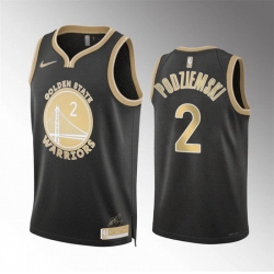 Men Golden State Warriors 2 Brandin Podziemski Black 2024 Select Series Stitched Basketball Jersey