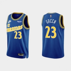 Men Golden State Warriors 23 Draymond Green 2022 Classic Edition Royal Stitched Basketball Jersey