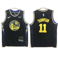 Men Nike Golden State Warriors Klay Thompson #11 75th Anniversary NBA Stitched Jersey