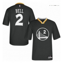 Mens Adidas Golden State Warriors 2 Jordan Bell Authentic Black Alternate NBA Jersey 