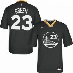 Mens Adidas Golden State Warriors 23 Draymond Green Authentic Black Alternate NBA Jersey