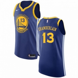 Mens Nike Golden State Warriors 13 Wilt Chamberlain Authentic Royal Blue Road NBA Jersey Icon Edition