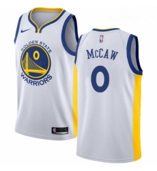 Womens Nike Golden State Warriors 0 Patrick McCaw Authentic White Home NBA Jersey Association Edition 