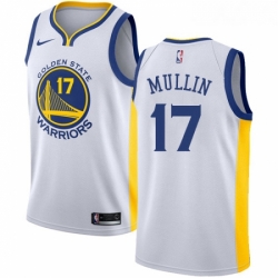 Womens Nike Golden State Warriors 17 Chris Mullin Authentic White Home NBA Jersey Association Edition