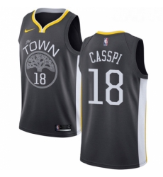 Womens Nike Golden State Warriors 18 Omri Casspi Swingman Black Alternate NBA Jersey Statement Edition 