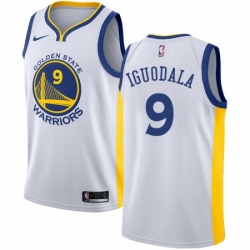Womens Nike Golden State Warriors 9 Andre Iguodala Authentic White Home NBA Jersey Association Edition